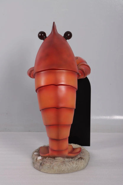 Lobster With Menu Statue