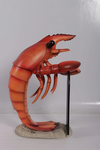 Lobster With Menu Statue