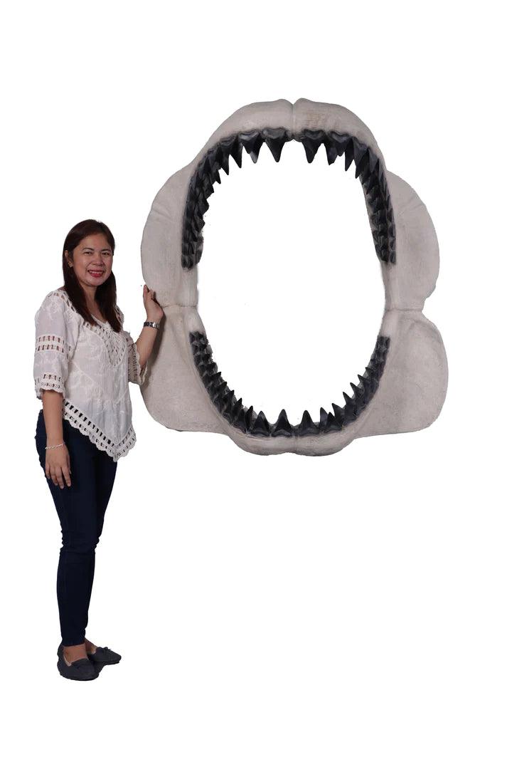 Megalodon Shark Jaw Statue