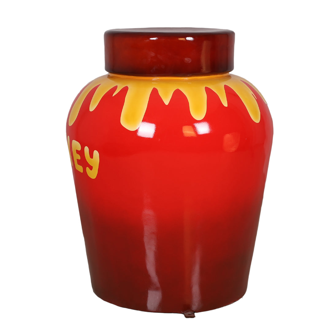 Red Honey Jar Statue