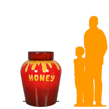 Red Honey Jar Statue