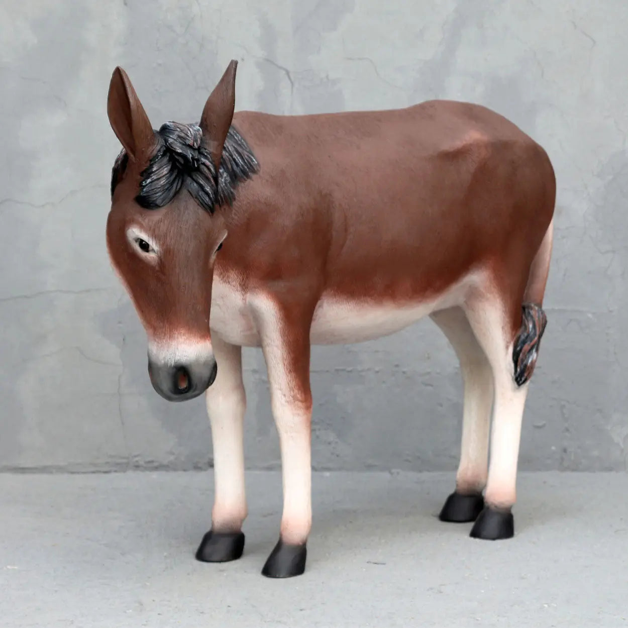 Brown Donkey Burro Statue A0532-2006-A-A