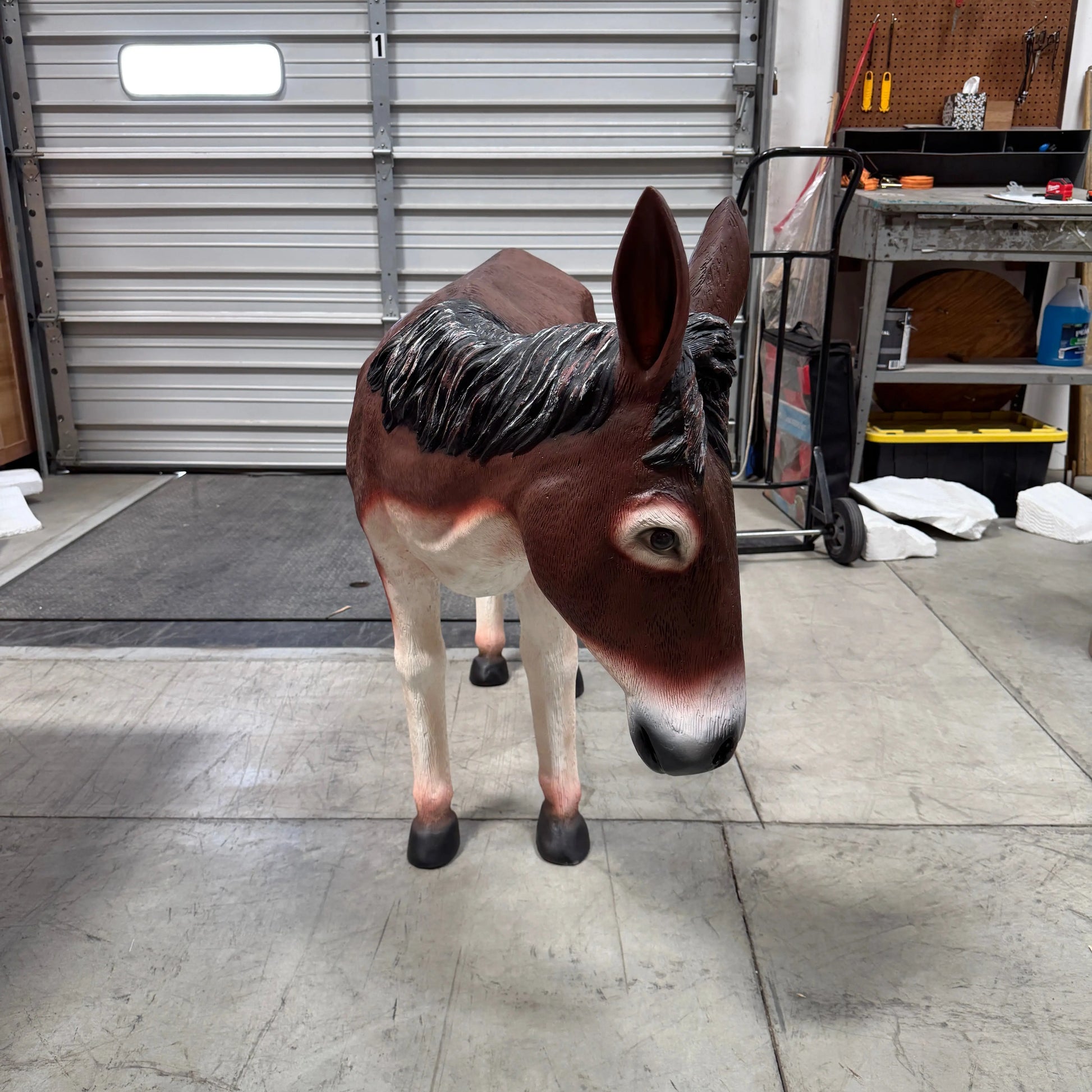 Brown Donkey Burro Statue A0532-2006-A-A