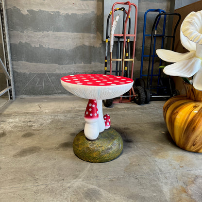 Small Mushroom Side Table Statue