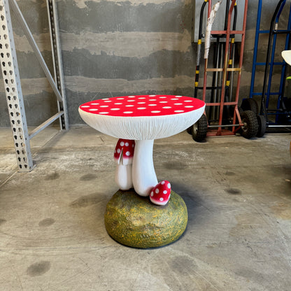 Small Mushroom Side Table Statue