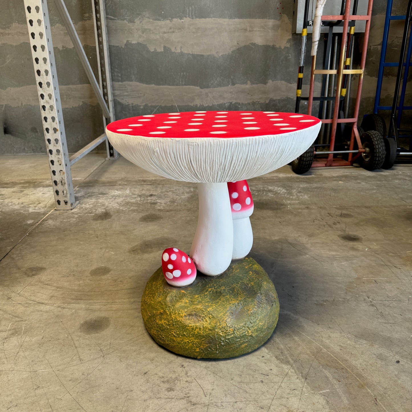 Small Mushroom Side Table Statue