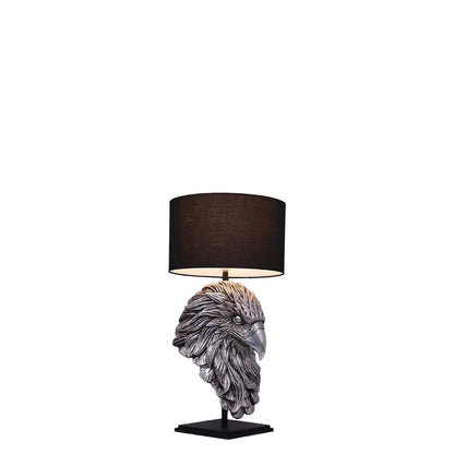 Silver Eagle Head Lamp Statue F0119-210033-H