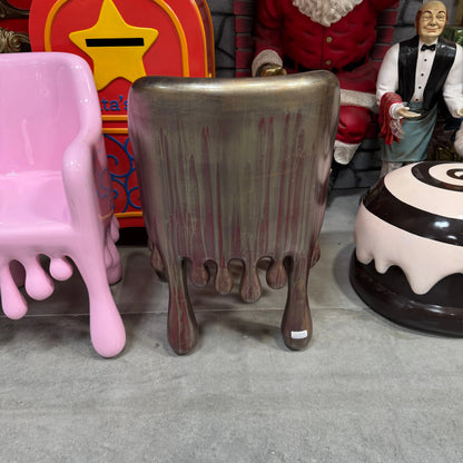 Copper Melting Drip Chair Statue F0196-210058-H
