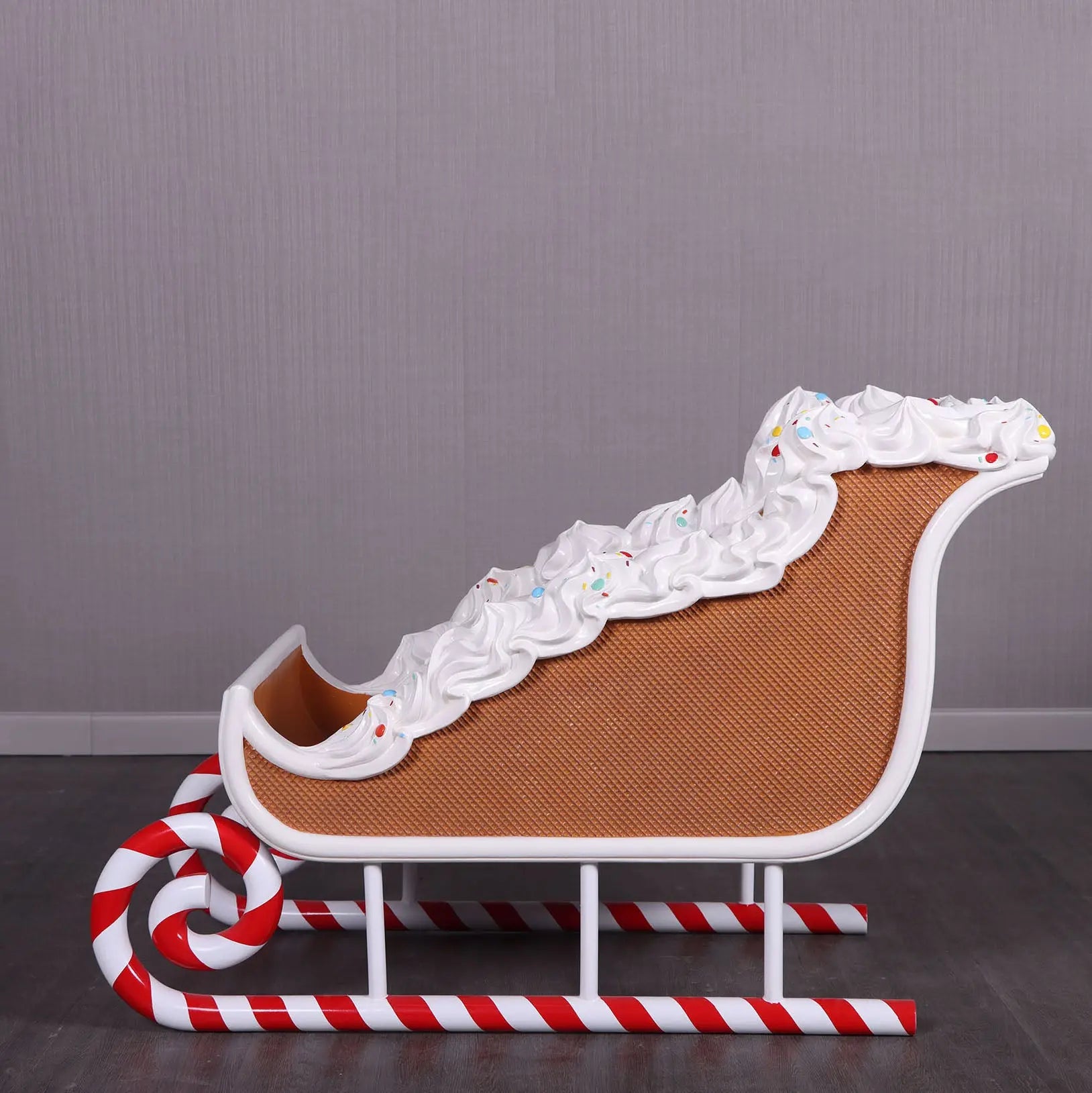 Candy Cane Sleigh Statue S0319-210108-H