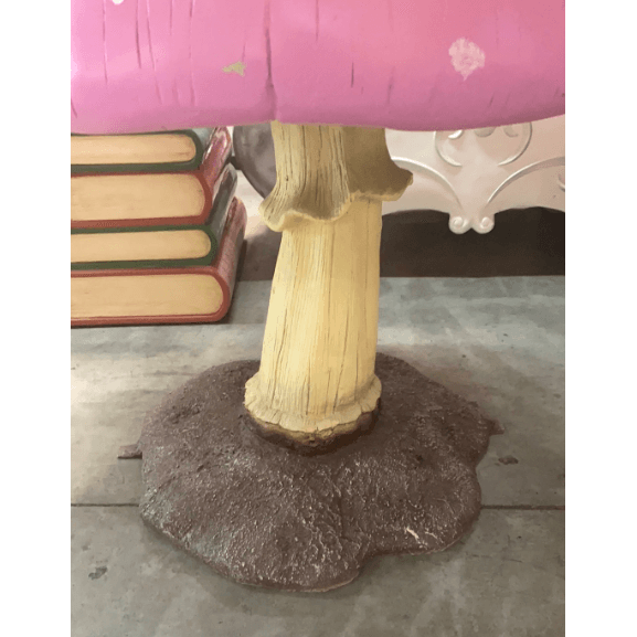 Medium Purple Mushroom Statue - LM Treasures Prop Rentals 