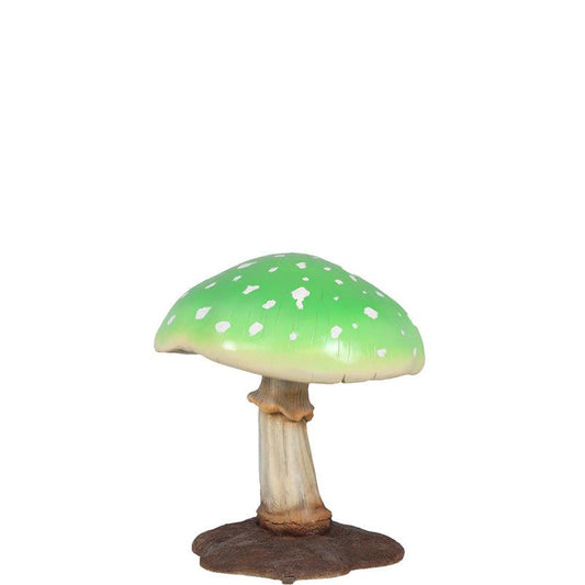 Medium Green Mushroom Statue