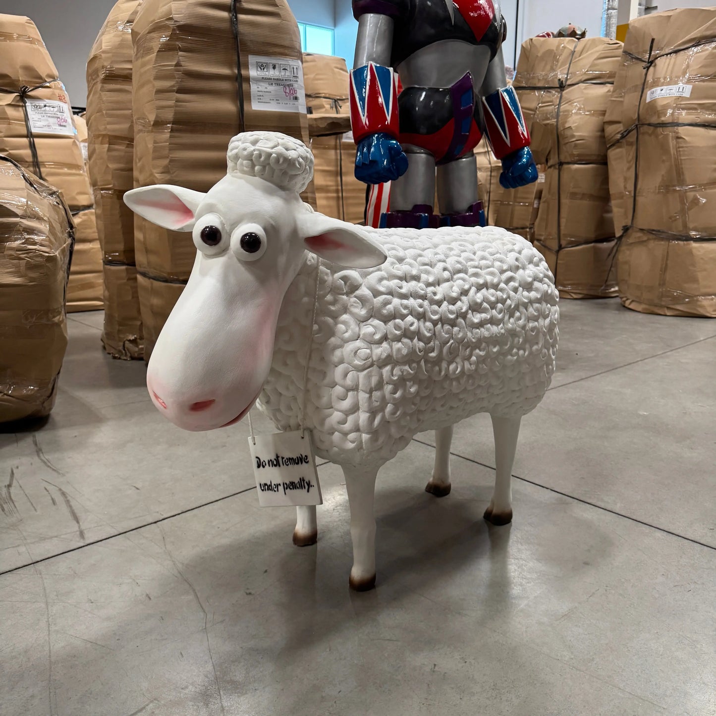Comic Counting Sheep Statue A0511-2156-A