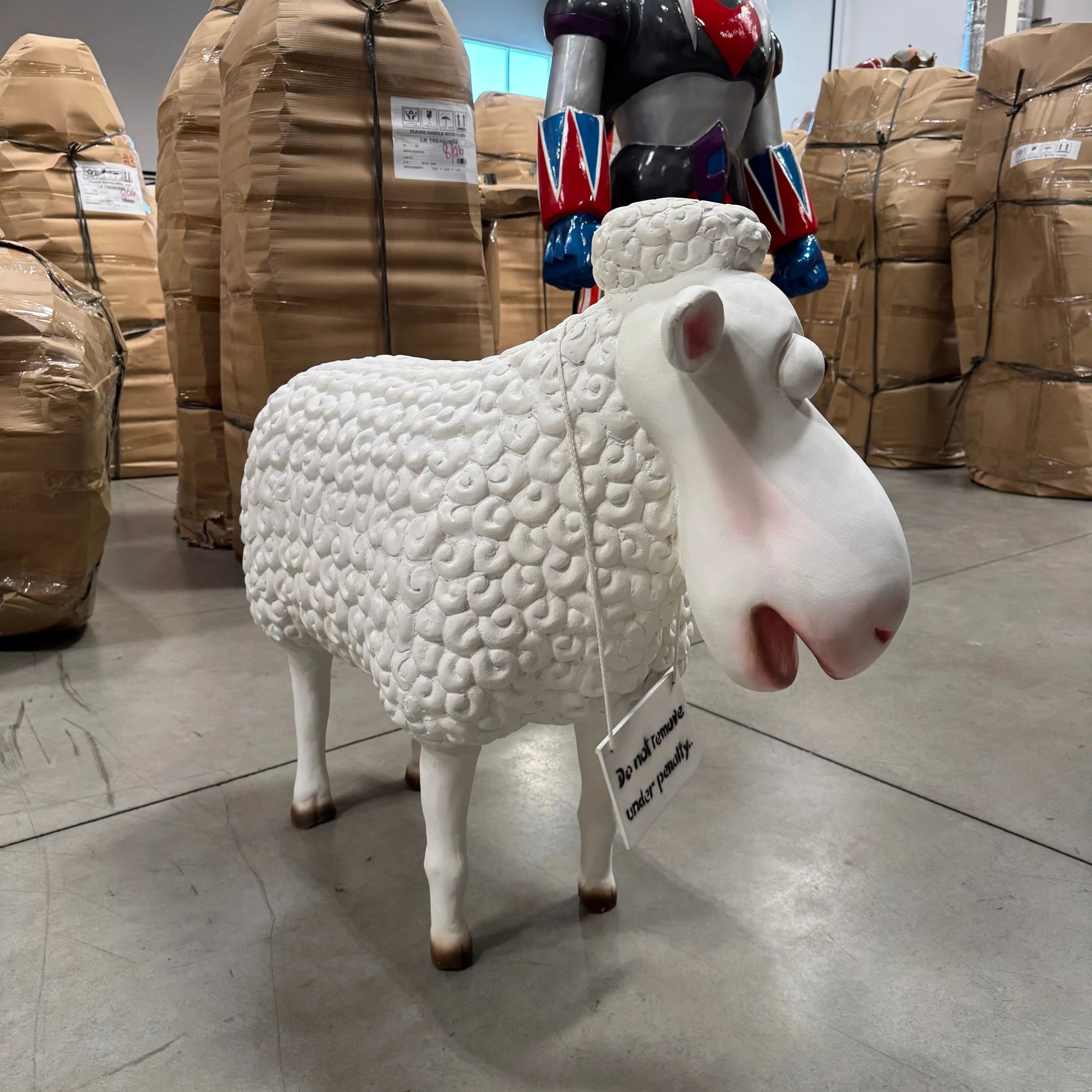 Comic Counting Sheep Statue A0511-2156-A