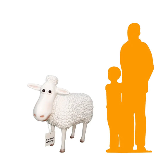 Comic Counting Sheep Statue A0511-2156-A