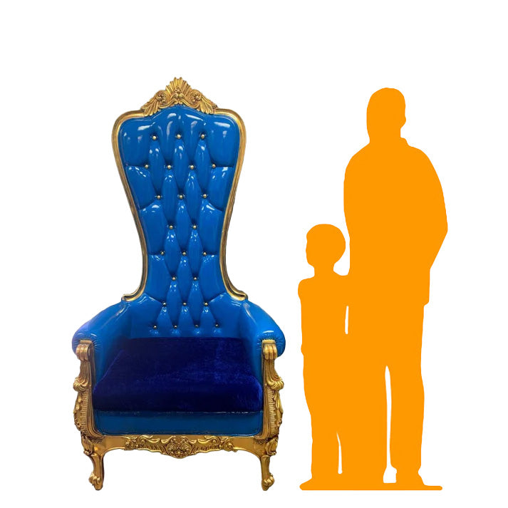 Blue Royal Throne Statue