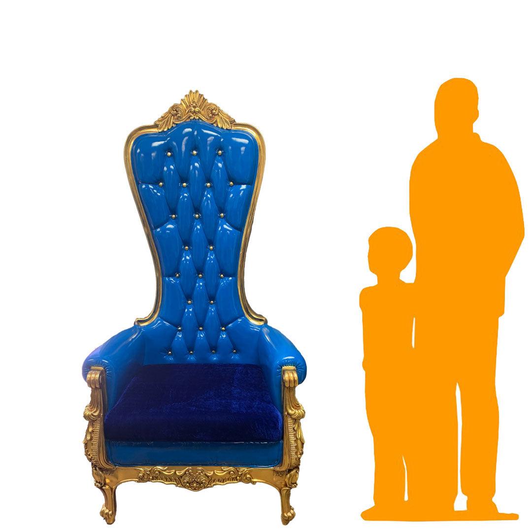 Blue Royal Throne Statue