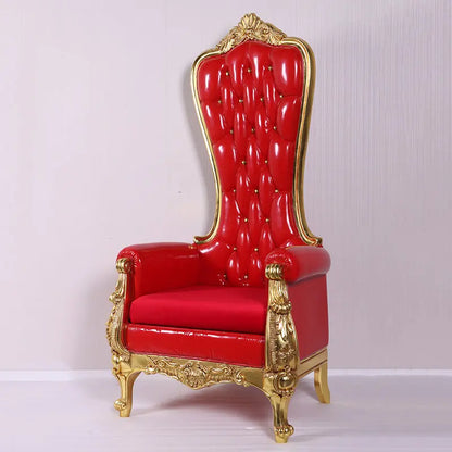 Red Royal Throne Statue S0053R-220008-H