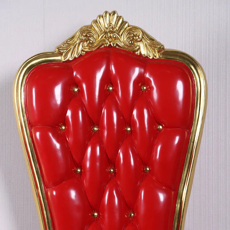Red Royal Throne Statue S0053R-220008-H