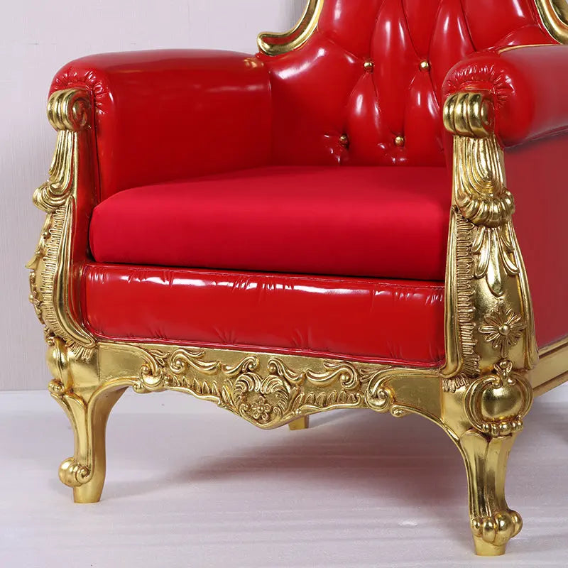 Red Royal Throne Statue S0053R-220008-H