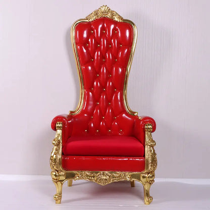 Red Royal Throne Statue S0053R-220008-H