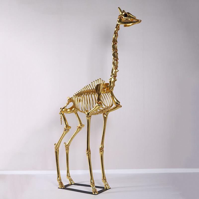 Large Giraffe Skeleton Statue