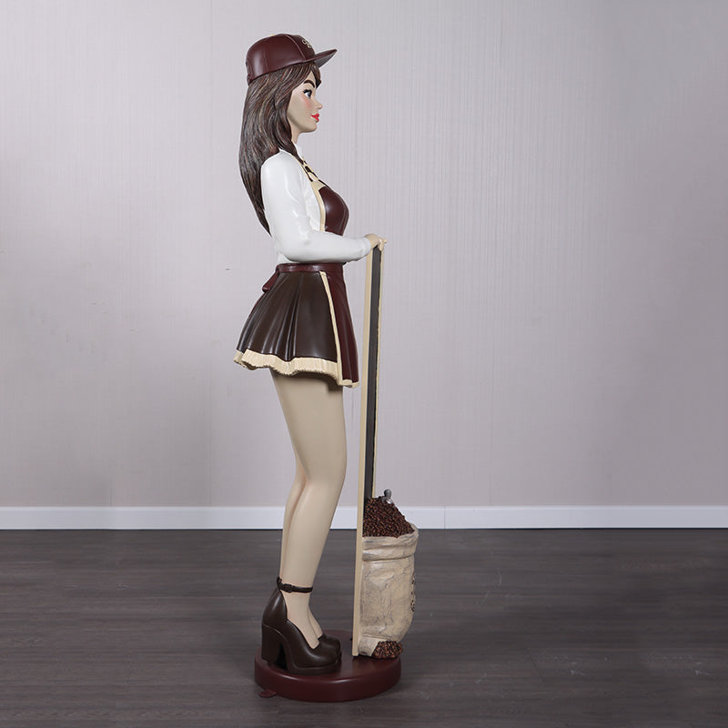 Anime Barista Menu Board Statue