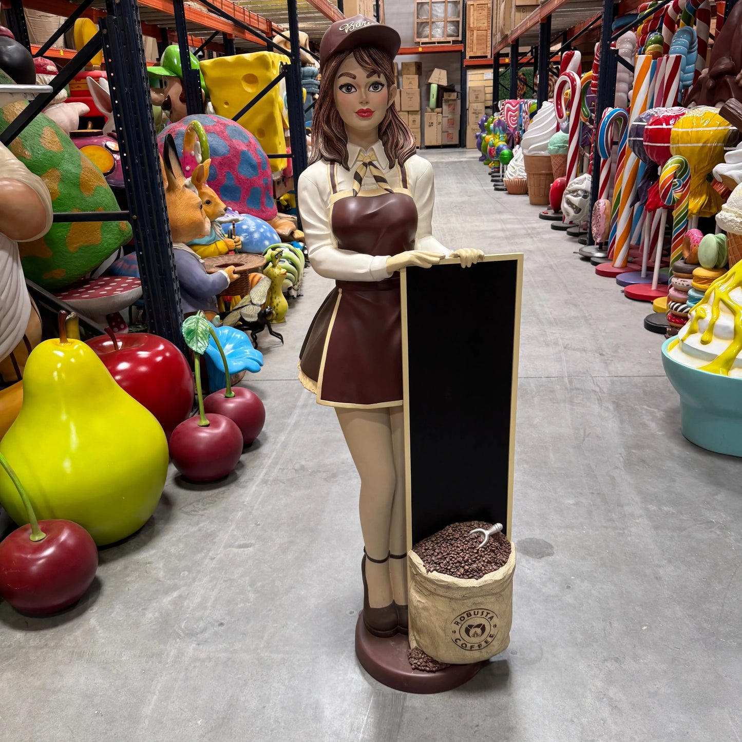 Anime Barista Menu Board Statue LS432-220022-H