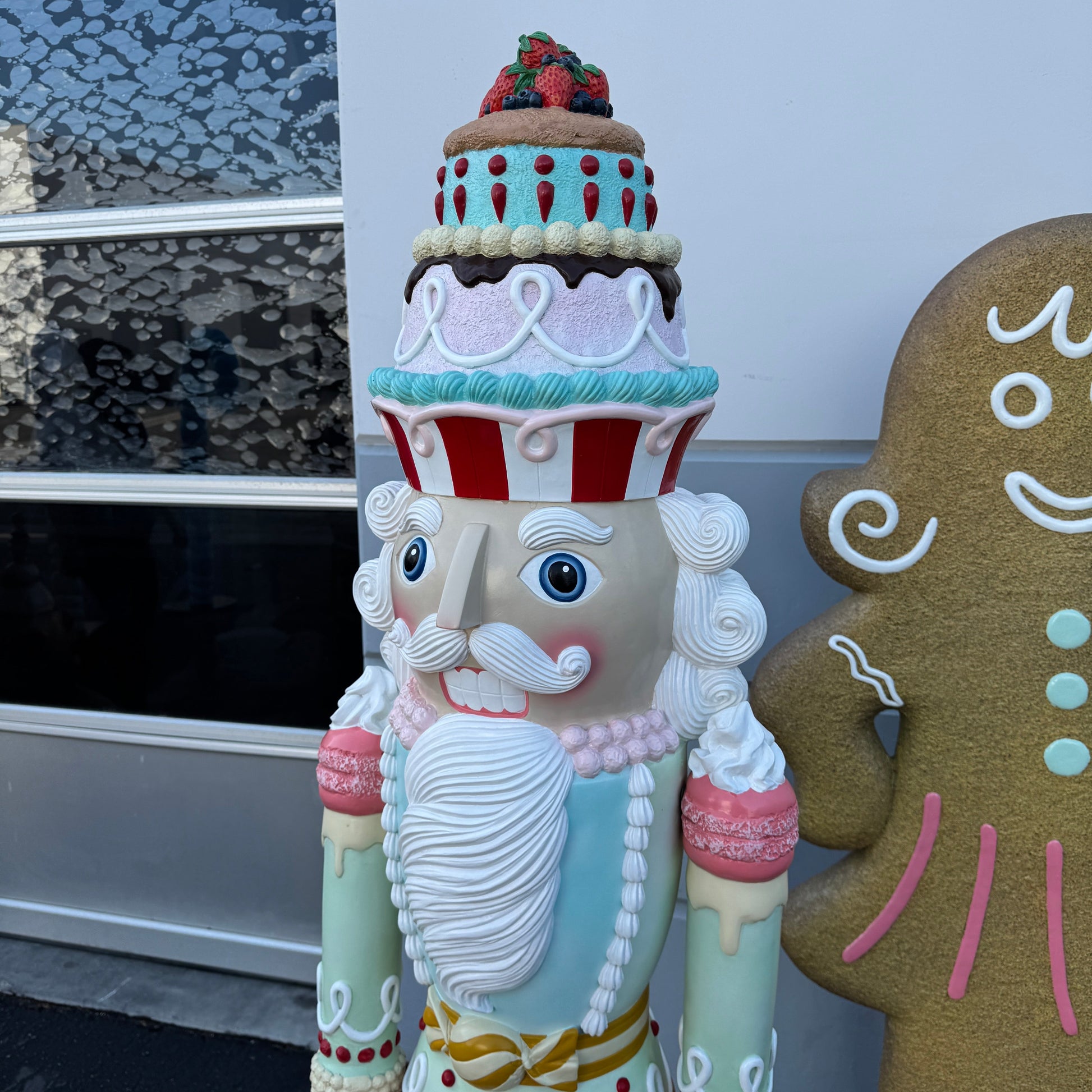 Pastel Cupcake Nutcracker Christmas Statue S0209-220026-H