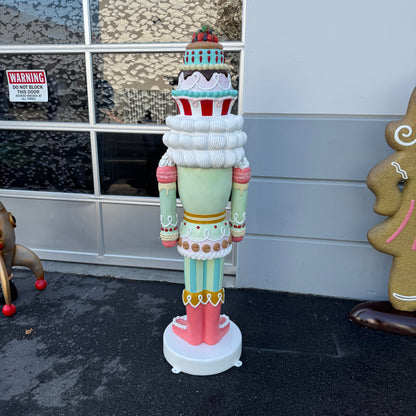 Pastel Cupcake Nutcracker Christmas Statue S0209-220026-H