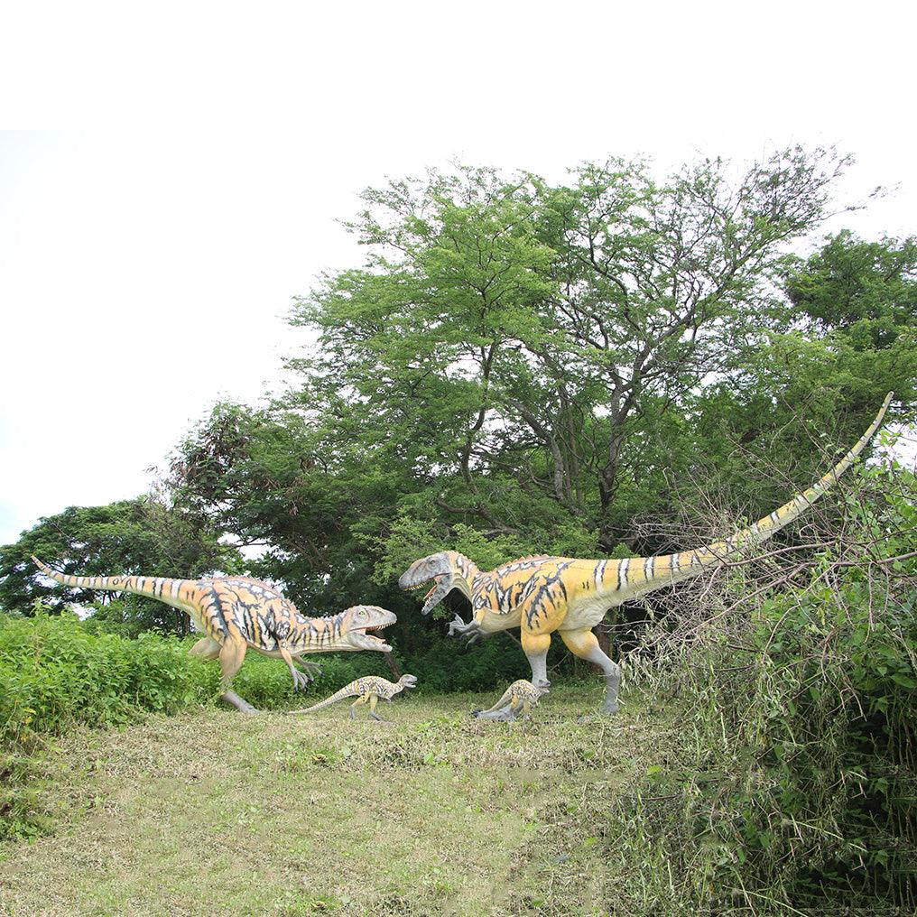 Female Australovenator Dinosaur Life Size Statue