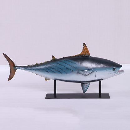 Mackerel Tuna Fish on Base Statue