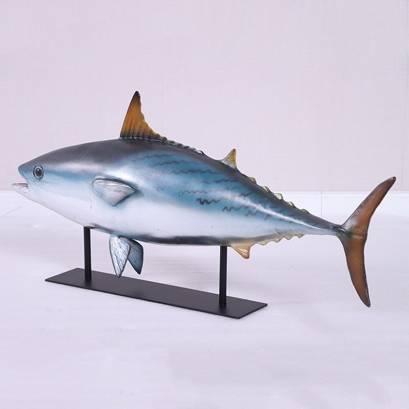 Mackerel Tuna Fish on Base Statue