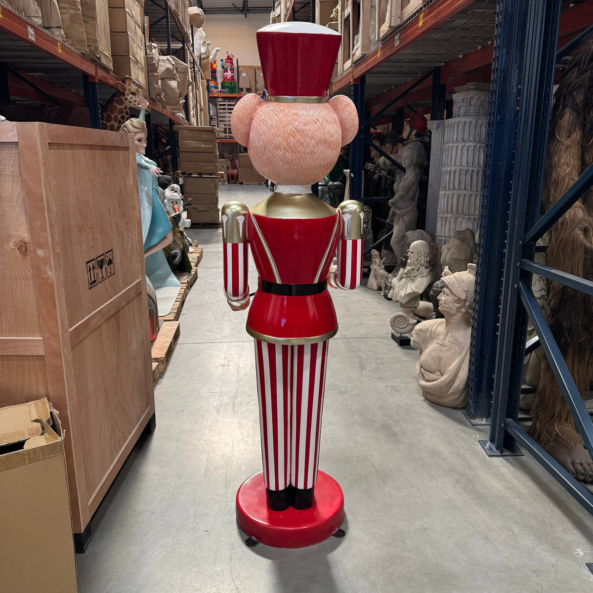 Nutcracker Bear Life Size Christmas Statue S0085-220054-H