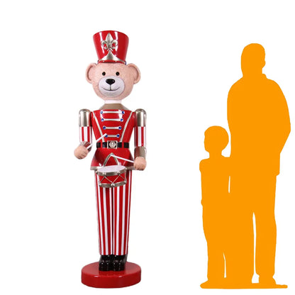 Nutcracker Bear Life Size Christmas Statue S0085-220054-H