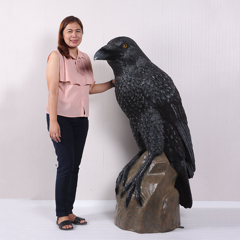 Mystic Night Raven Life Size Statue