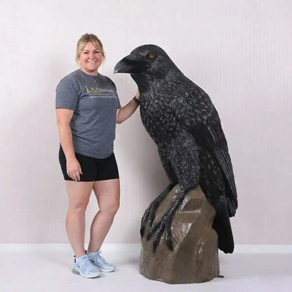 Mystic Night Raven Life Size Statue A0902-220073-H