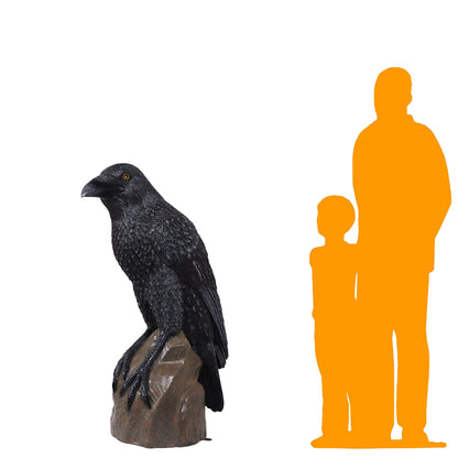 Mystic Night Raven Life Size Statue