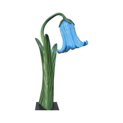 Giant Blue Flower Statue