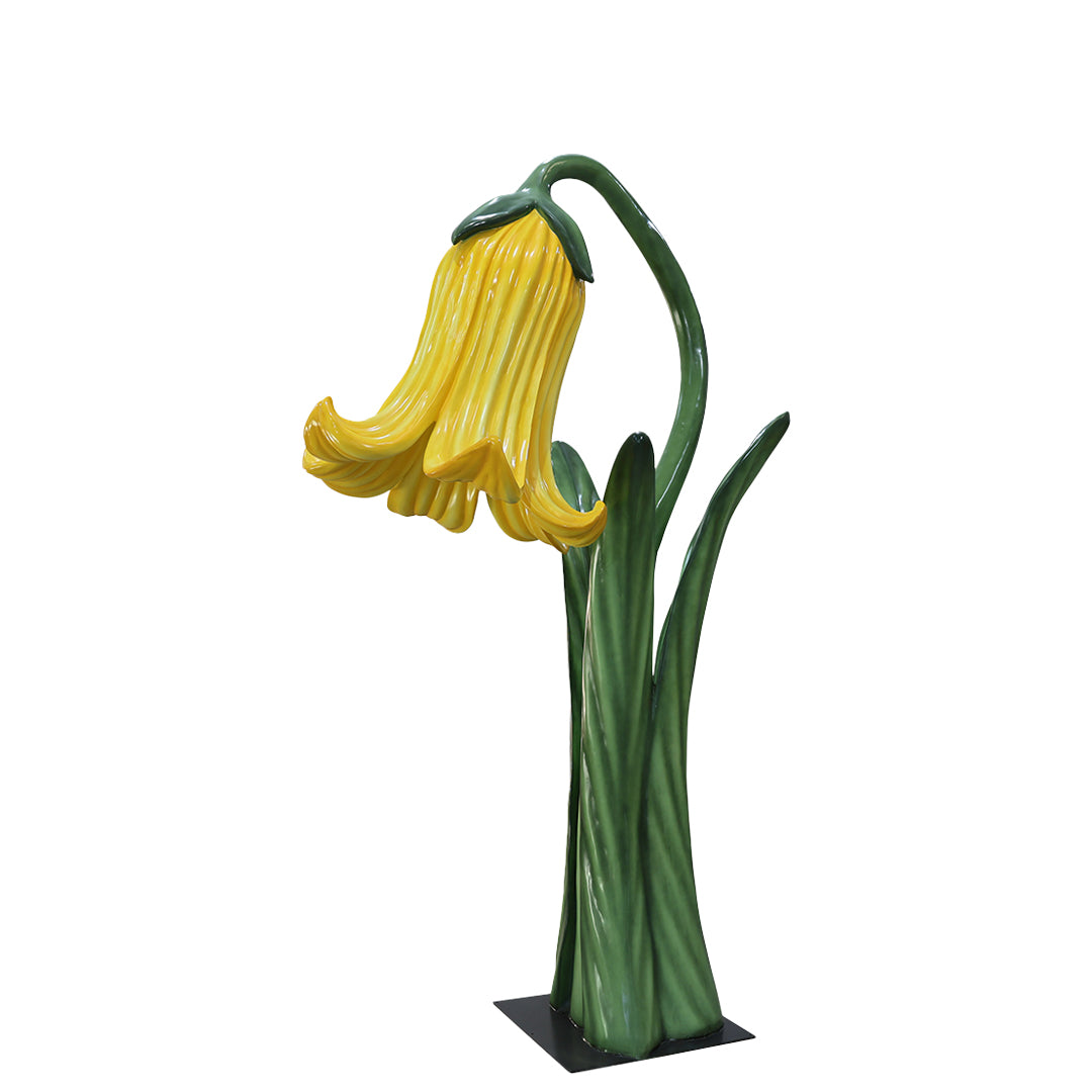 Giant Yellow Flower Statue