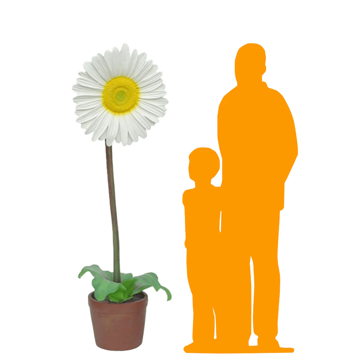 Large Daisy Flower Statue