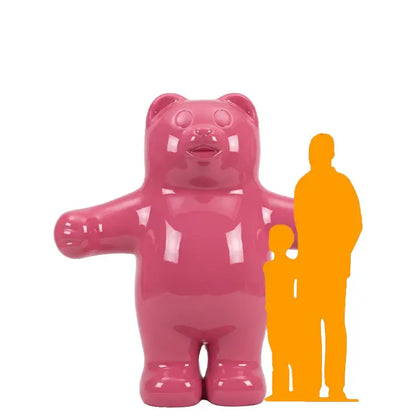 Jumbo Light Pink Gummy Bear Statue R0283P-220126-H