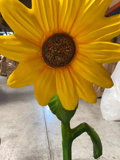 Small Yellow Sunflower Statue