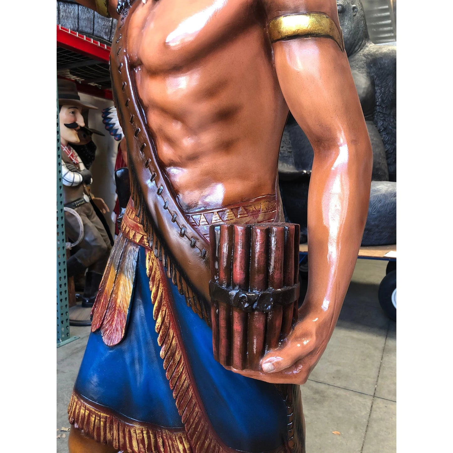 Tobacco Indian Cigar Store Life Size Statue