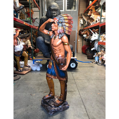 Tobacco Indian Cigar Store Life Size Statue