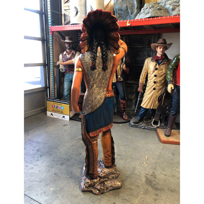 Tobacco Indian Cigar Store Life Size Statue