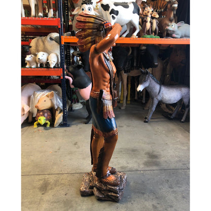 Tobacco Indian Cigar Store Life Size Statue