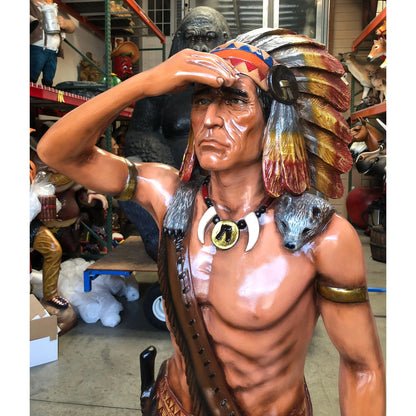 Tobacco Indian Cigar Store Life Size Statue