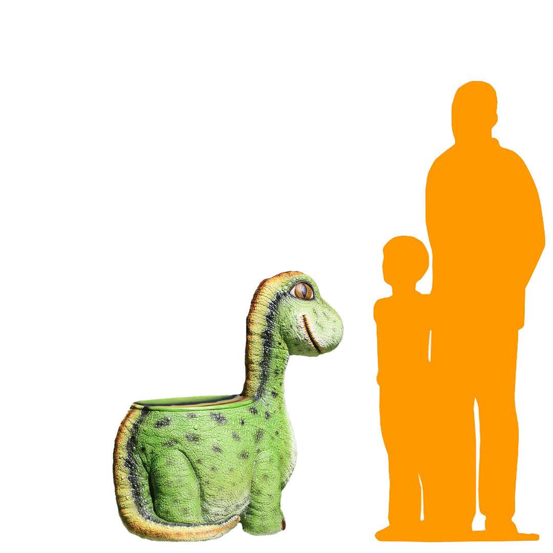 Child's Dinosaur Chair Statue - LM Treasures Prop Rentals 