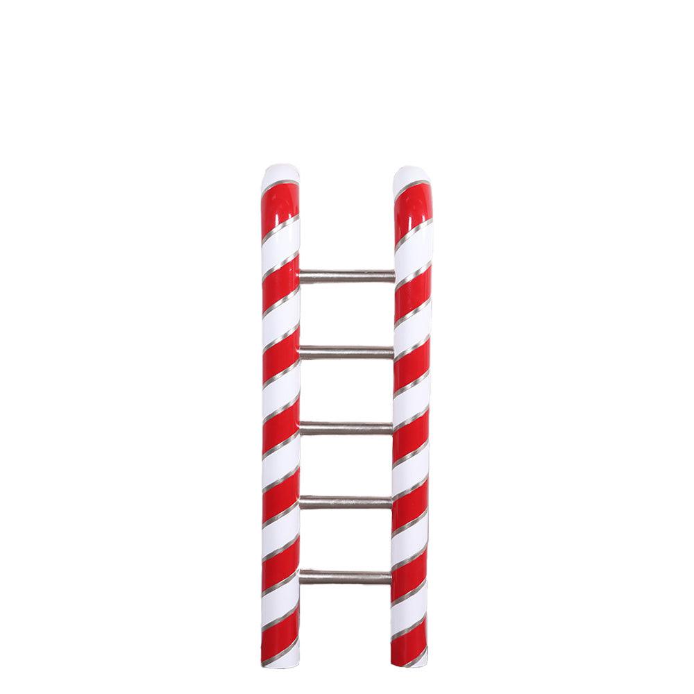 Candy Cane Ladder Statue - LM Treasures Prop Rentals 