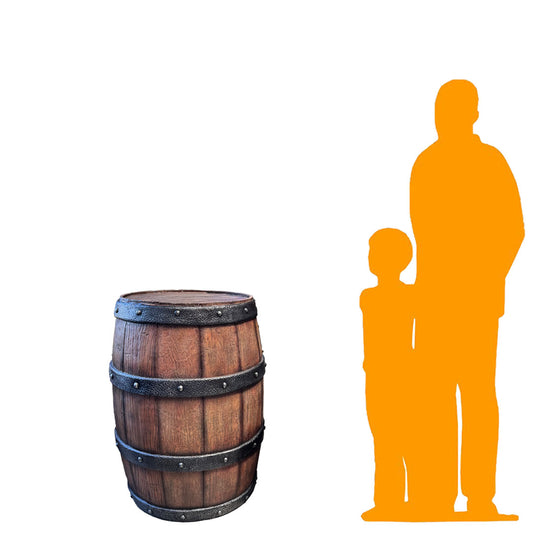 Large Barrel Statue